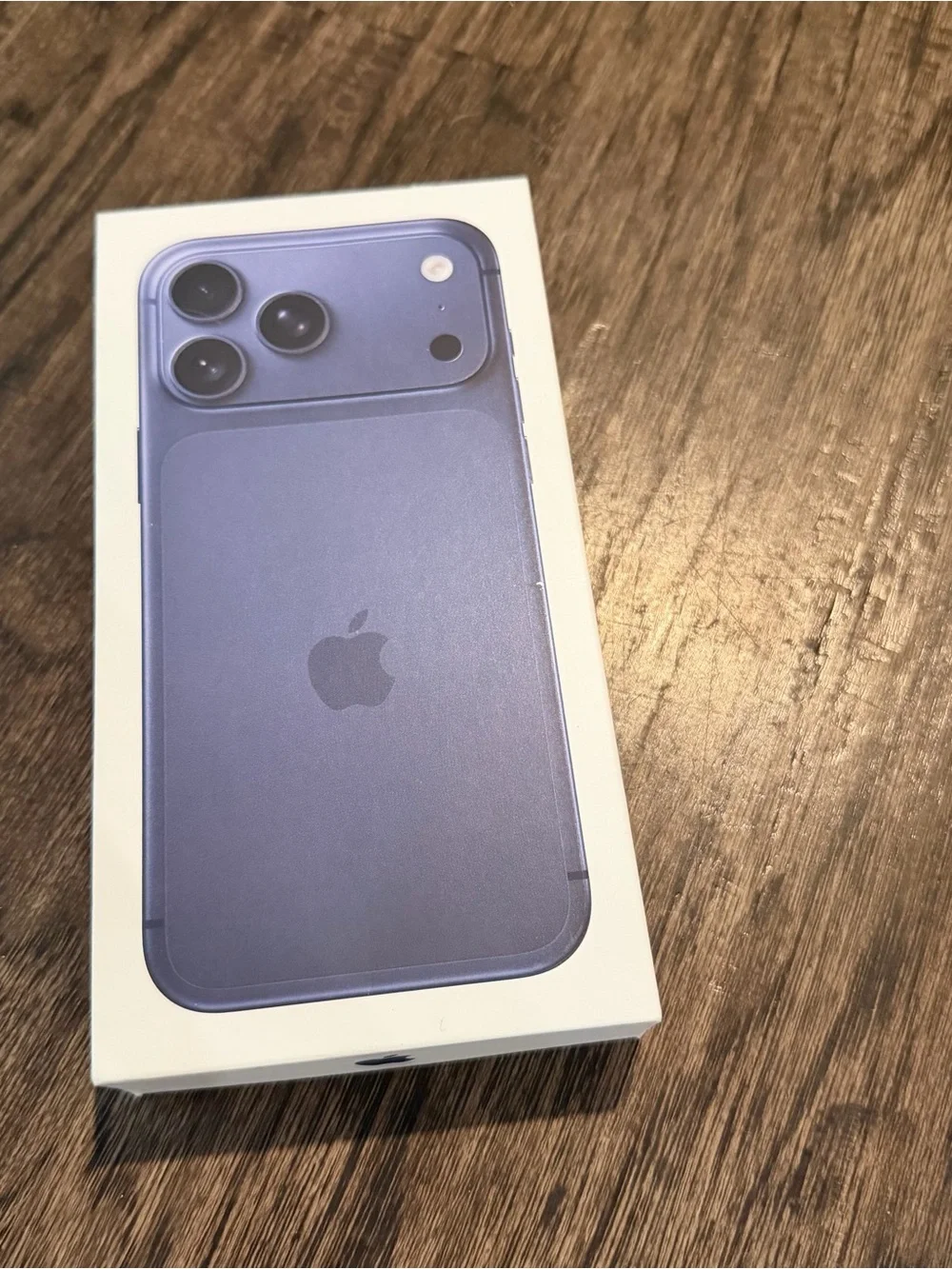 Apple iPhone 17 pro max (White & Blue ) and 2 Apple Watch Empty Boxes